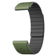 Pasek Silikonowy QuickFit do Garmin Fenix 26mm, Zielony / Czarny