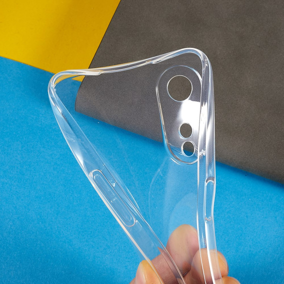 Etui cienkie do Oppo A78 5G, Slim, przezroczyste