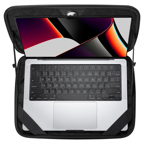 Spigen Etui na Laptop 15"-16", Rugged Armor Pouch, Black