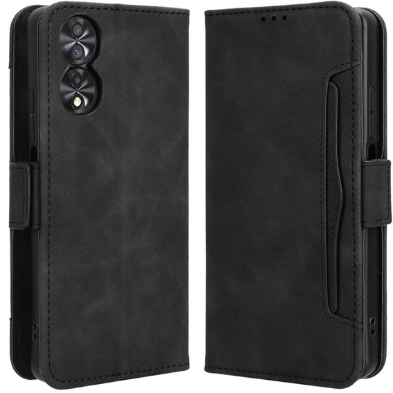 Etui z klapką do TCL 40 NxtPaper, Card Slot, czarne