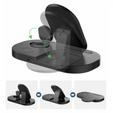 Bezprzewodowa Ładowarka Qi 3w1 15W GY-Z6S , Black