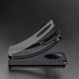 Etui do Xiaomi Redmi A3, Fusion Hybrid, z ochroną aparatu, przezroczyste / czarne