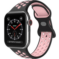 Pasek Hollow do Apple Watch 1/2/3/4/5/6/7/8/SE 38/40/41MM, Black/Pink