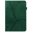 Etui do Samsung Galaxy Tab S10 Lite / S10 FE / S9 FE / S9, Classic, z miejscem na rysik, zielone