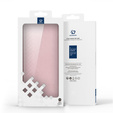 Etui Dux Ducis Bril Series do Samsung Galaxy Z Fold7 5G – różowe, skórzane, z funkcją podstawki
