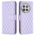 Etui z klapką do OnePlus 12 5G, Wallet, BINFEN COLOR, fioletowe