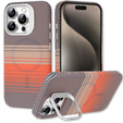 Etui do iPhone 15 Pro Max, Frame Kickstand, do MagSafe, Sunset Grey