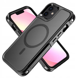 Etui do iPhone 12/12 Pro, MagForce MagSafe, czarne
