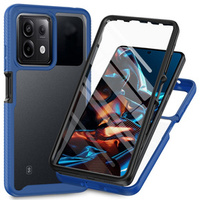 Etui do Xiaomi Redmi Note 13 Pro 5G, Shockproof, z folią, niebieskie