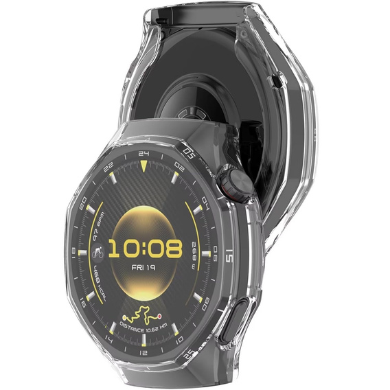 2w1 Etui z Osłoną na ekran do Huawei Watch GT 6 Pro 46mm, Przezroczyste