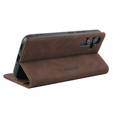 Etui do Samsung Galaxy A54, ERBORD Vintage portfel z klapką, kawowe