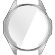 2w1 Etui z Osłoną na ekran do Huawei Watch GT 6 46mm, Srebrne