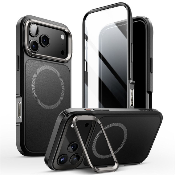 Etui Supcase do iPhone 17 Pro Max, IBLSN Ares Fip Mag Magsafe, Black
