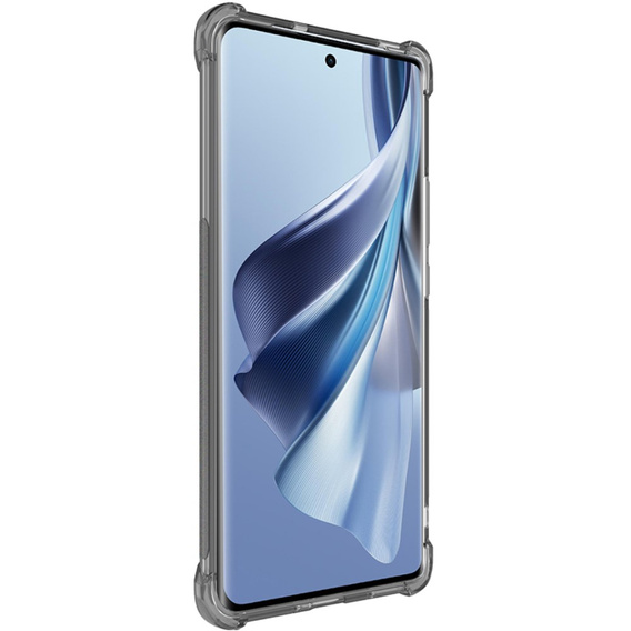 Etui IMAK do Oppo Reno 10 / 10 Pro, Dropproof, przezroczyste / czarne
