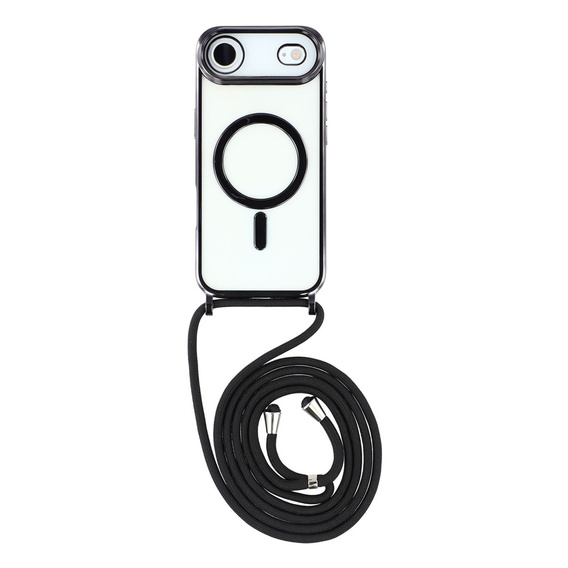 Etui do iPhone Air, Electro MagSafe, czarne + Smycz
