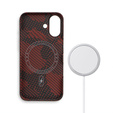Etui do iPhone 16 Plus, Aramid Fiber MagSafe, czerwone