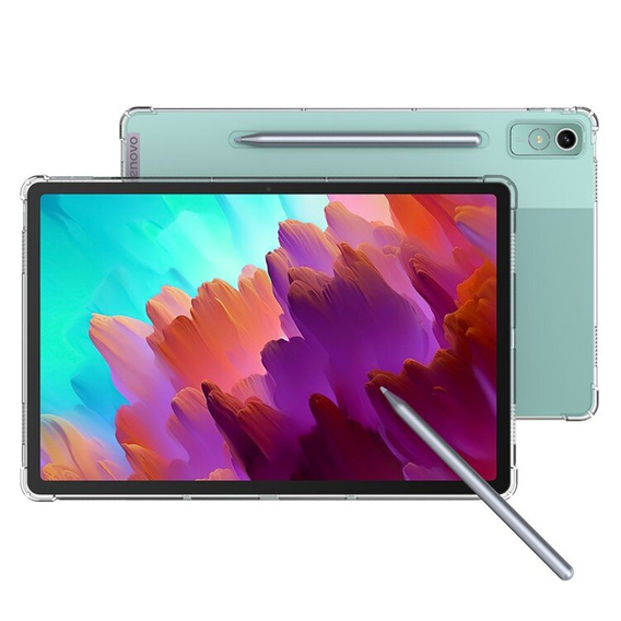 Etui do Lenovo Tab P12, Silikonowe, przezroczyste