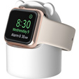 Silikonowa podstawka do ładowania ładowania Apple Watch 1/2/3/4/5/6/7/8/9/10/11/SE/Ultra 1/2/3, Biała