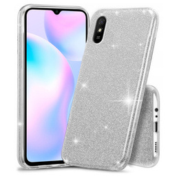 Etui Glitter Case do Xiaomi Redmi 9A, Silver