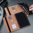 Etui do Lenovo Tab M10 Plus TB-X606F, Classic, z miejscem na rysik, brązowe