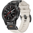 Pasek Silikonowy QuickFit do Garmin Fenix 22mm, Beżowy