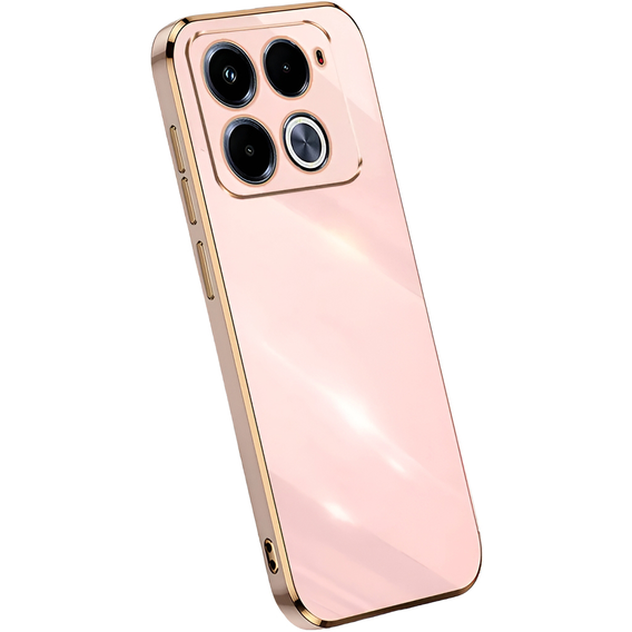 Etui do Infinix Note 40 Pro, Glamour CamShield, różowe rose gold