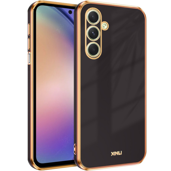 Etui do Samsung Galaxy A54 5G, Glamour CamShield, czarne