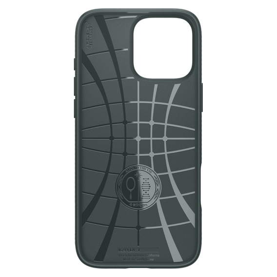 Etui Spigen do iPhone 16 Pro, Liquid Air, zielone + Szkło hartowane