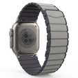 Pasek Magnetyczny do Apple Watch 1/2/3/4/5/6/7/8/9/10/11/SE Ultra 1/2/3 42/44/45/46/49mm, Szary