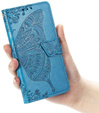 Etui z klapką do OnePlus Nord CE4 Lite, Butterfly, niebieskie
