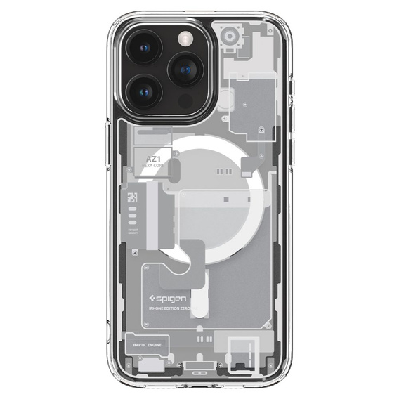 Etui z MagSafe Spigen do iPhone 15 Pro, Ultra Hybrid, Zero One, Białe