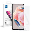 Zestaw Etui z klapką do Xiaomi Redmi Note 12 4G, Mandala i kwiaty, Zielone + Szkło 9H