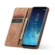 Etui CASEME do Samsung Galaxy S8, Leather Wallet Case, brązowe