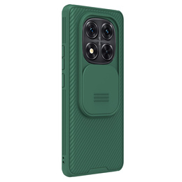 Etui do Xiaomi Redmi Note 14 Pro+ 5G, pancerne Nillkin, CamShield Pro, zielone