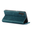 Etui CASEME do Samsung Galaxy A04S / A13 5G, Leather Wallet Case, zielone