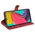 Etui Wallet do Samsung Galaxy M53 5G, Protective Cover, Red