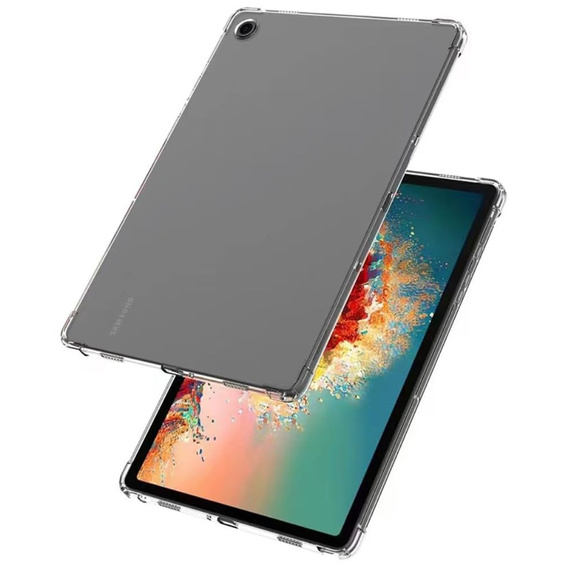 Etui do Samsung Galaxy Tab A9+, Silikonowe, przezroczyste