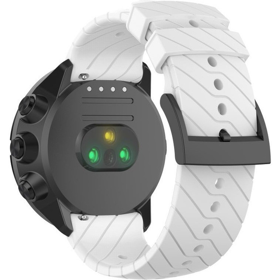 Pasek Silikonowy do zegarka Suunto 9 24 mm - White