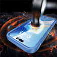 Etui do iPhone 17 Pro Max, Shockproof, ze szkłem, do MagSafe, niebieskie