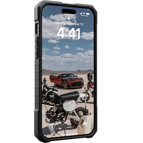 Etui Urban Armor Gear do iPhone 15 Plus, Monarch Pro Carbon MagSafe, czarne