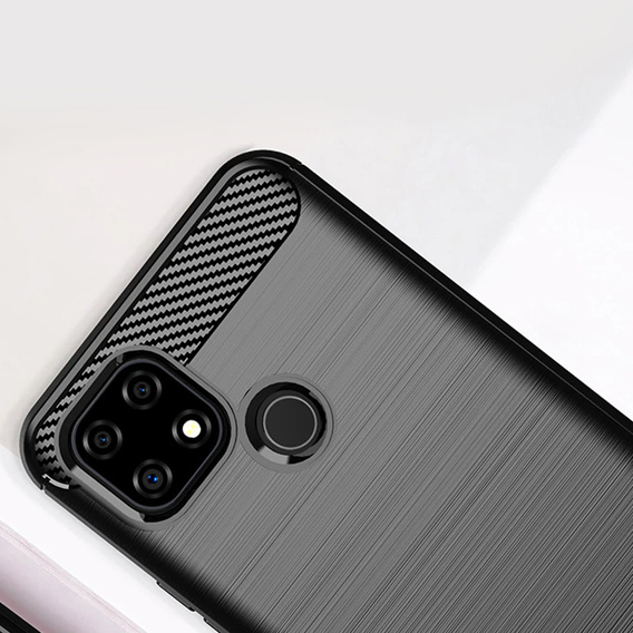 Etui do Realme C21, Karbon, czarne