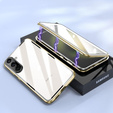 Etui do Samsung Galaxy A26 5G, Magnetic Dual Glass, złote