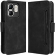 Etui z klapką do Infinix Hot 50i 4G, Card Slot, czarne