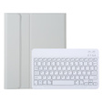 Etui z klawiaturą do Samsung Galaxy Tab A11+, Leather Pen Slot, szare