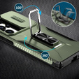 Etui do Samsung Galaxy S24 Ultra, Slide Lens Lid, Zielone
