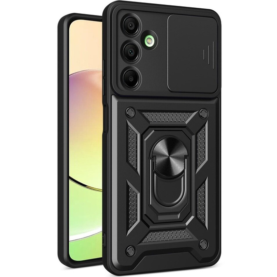 Etui pancerne do Samsung Galaxy A16 / A16 5G, CamShield Slide, czarne