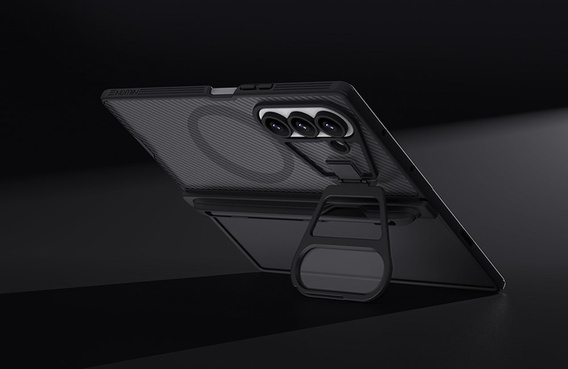 Etui z rysikiem NILLKIN CamShield Prop Magnetic do Samsung Galaxy Z Fold7 5G – czarne
