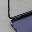 Etui do iPhone 12 Pro, Dual Glass, do Magsafe, fioletowe