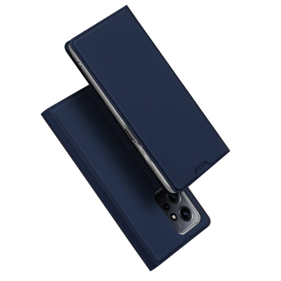 Etui z klapką Dux Ducis do Xiaomi Redmi Note 14 4G, Skin Pro, granatowe