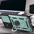 Etui pancerne do Xiaomi Redmi 12C, CamShield Slide, zielone